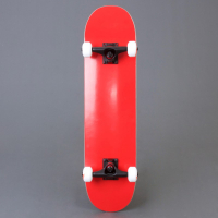 NoBrand - skateboard 7,25 Komplett RED barn / junior