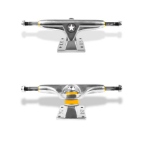 Iron Trucks - Iron Silver HIGH skateboardtruckar