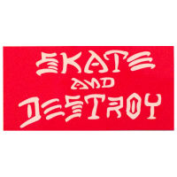 Thrasher -  ”Skate and Destroy” Sticker Röd