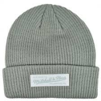 Mitchell & Ness - Campus cuff knit grey