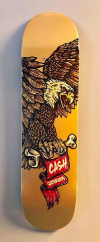 Cash skateboards - ”Eagle Gold"