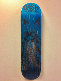 Cash skateboards - "Native Indian"