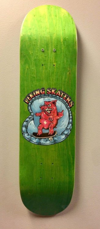 Cash skateboards - "Support your local"