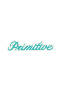 Primitive Skateboarding -  Teal Logo Sticker