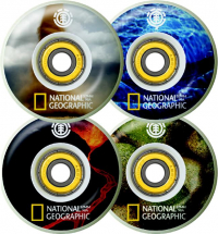 Element - National Geographic Skateboard hjul 4-Pack