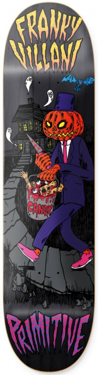 Primitive Skateboarding - Primitive Villani Pumpkin Skateboard Deck