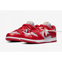 Nike - SB Dunk Low x Off White University Red