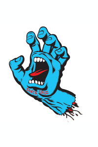 Santa Cruz -  Screaming Hand Sticker