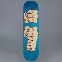 Toy Machine - Toy Machine Fists 7.75 Teal Skateboard Deck