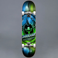 Darkstar -  Anodize Lime / Blue Komplett Skateboard 7.25"