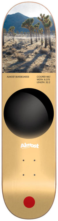 Almost - Black Hole Cooper Skateboard Deck