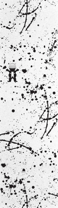 Grizzly Grip - Grizzly Boo Johnson Splatter Pro Griptape
