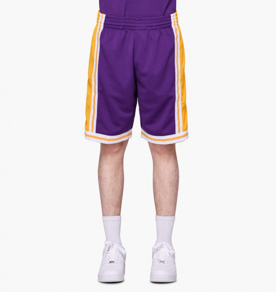 Mitchell & Ness Mitchell & Ness LA Lakers Swingman Shorts