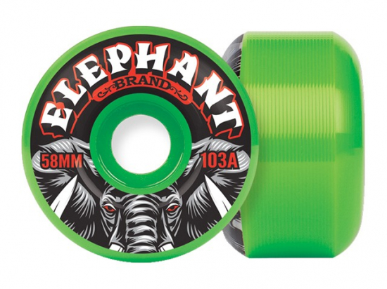 Elephant Green 58mm 103A skateboardhjul