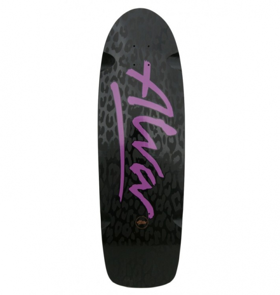 Alva Leopard Black/purple 10" skateboard deck