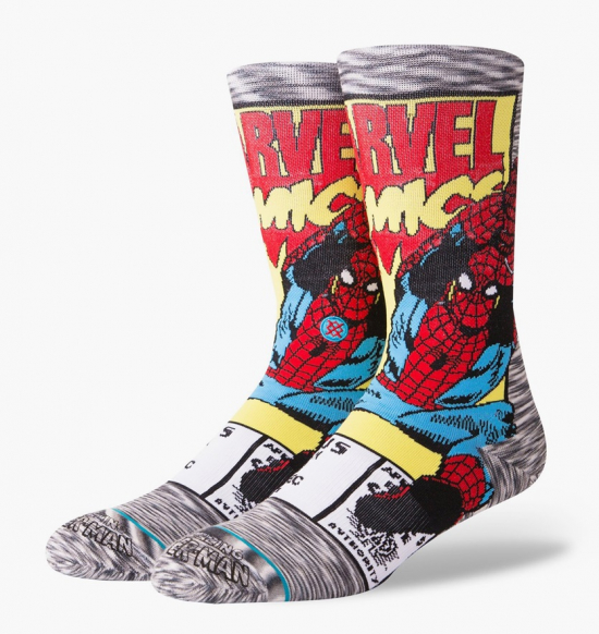 Stance Spiderman Comic Socks