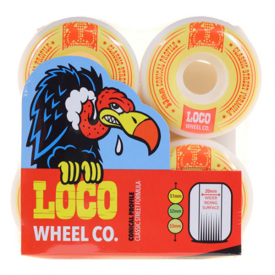 Loco Wheel Co  ”Conical Classic Street Formula” 