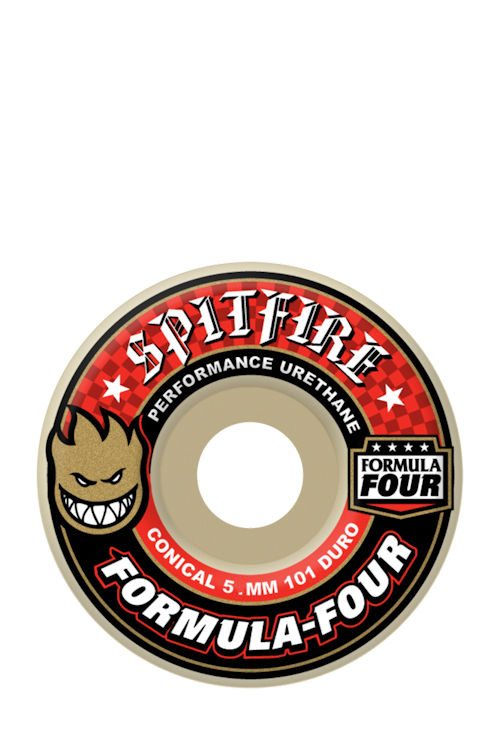 Spitfire Wheels   Conical Full Formula Four 101 Duro 