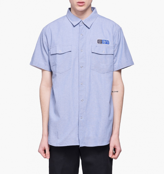 Brixton x Independent Officer Short Sleeve Woven
