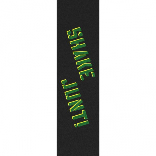 Shake Junt griptape "Sprayed Logo" grn/yellow griptape