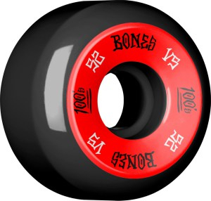 Bones 100’s Black 52mm skateboardhjul