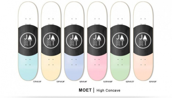 Jart MOET HC skateboard deck
