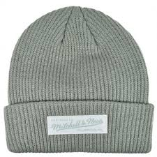 Mitchell & Ness Campus cuff knit grey