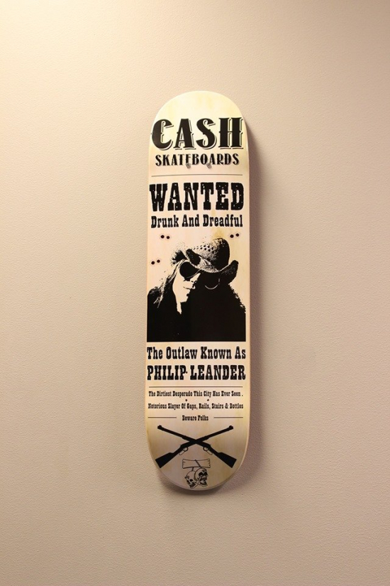 Cash skateboards "Philip Leander Drunk & dreadful"