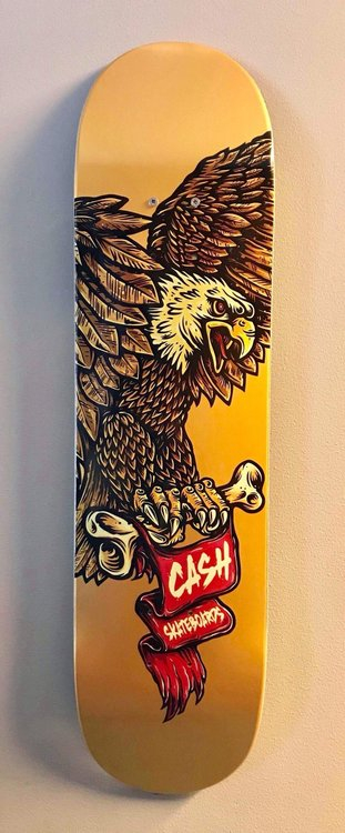Cash skateboards ”Eagle Gold"