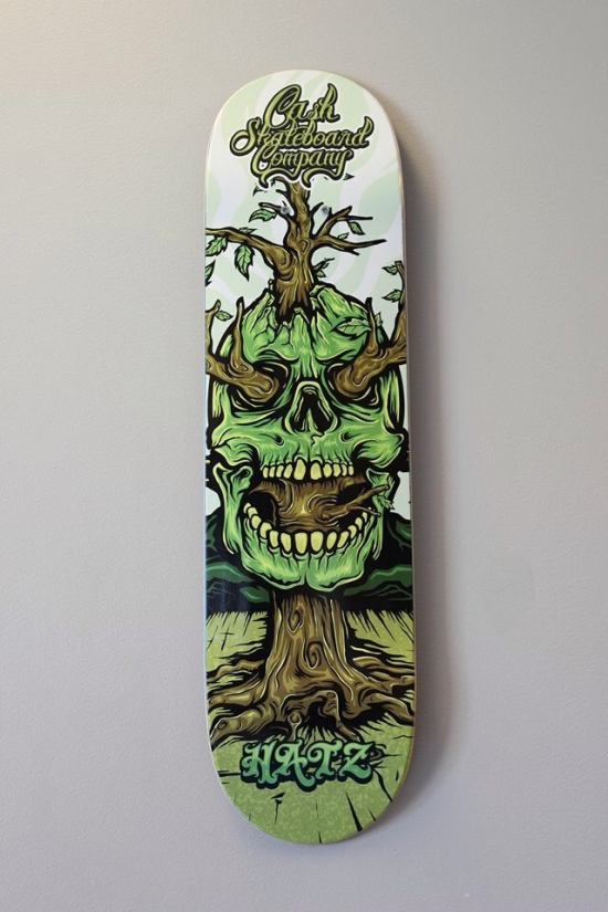 Cash skateboards "Tree skull"