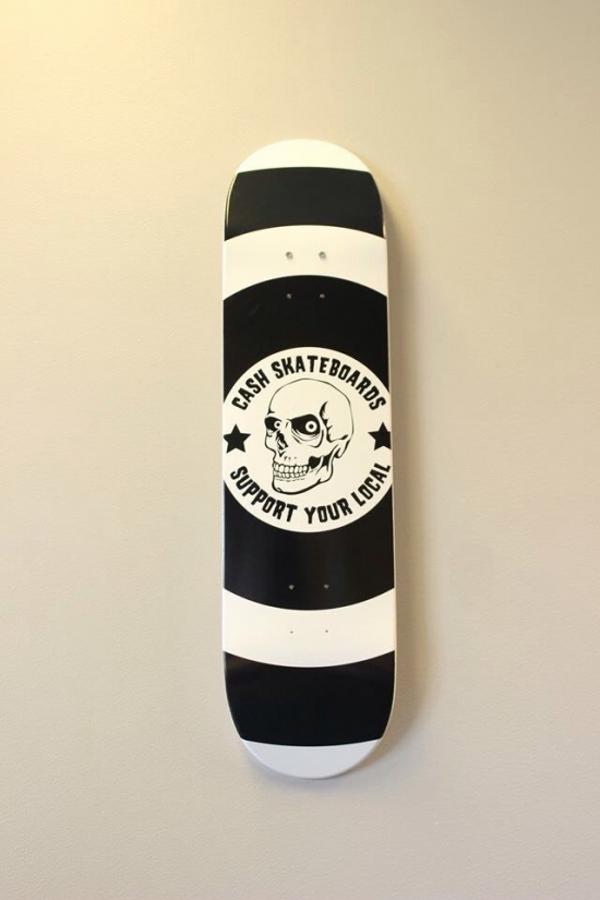 Cash skateboards "Support your local"