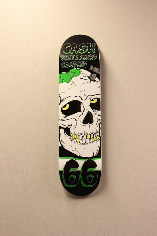 Cash skateboards "Screw skull"