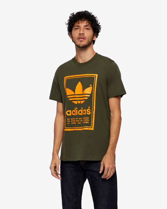 Adidas Vintage Tee T-shirt - Regular fit - Grön