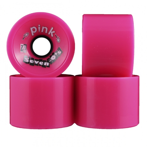 Retro InvertZ Abec11 Pink Seven Os 70mm 81A longboardhjul