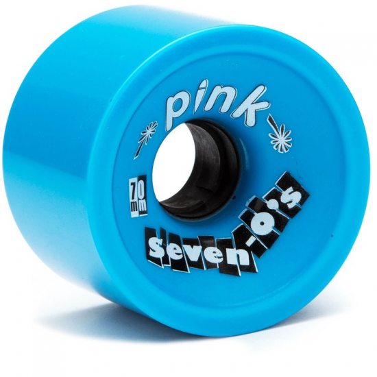 Retro InvertZ Abec11 Pink Seven Os Blue 70mm 81A longboardhjul