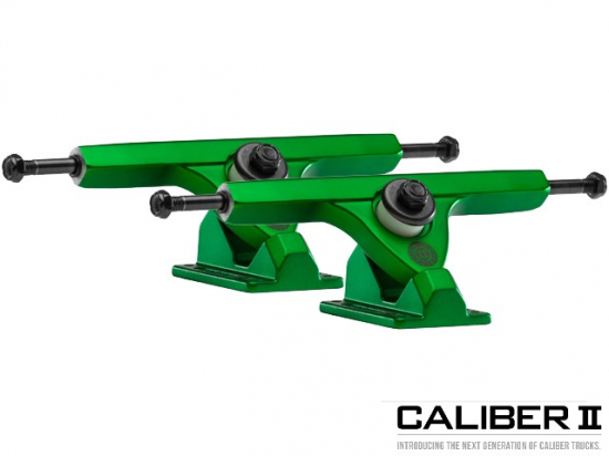 Caliber II 184mm Green 44° longboardtruckar