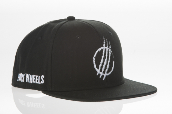 Force wheels "DISTRESSED" Snapback hat (black)
