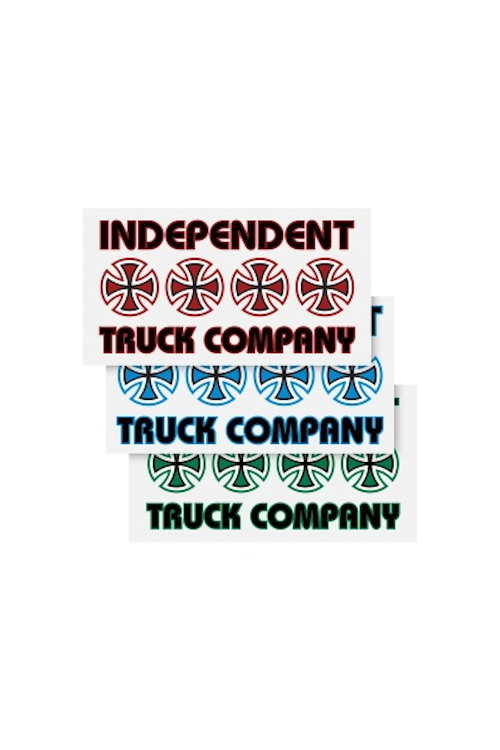 Independent  Stacked Color Sticker
