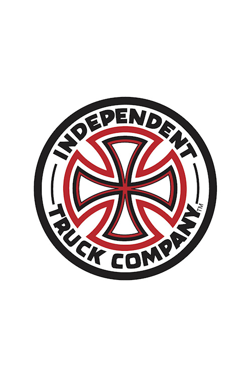 Independent  Red/White Cross Sticker
