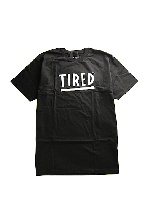 Tired Skateboards  Underlined Logo Tee