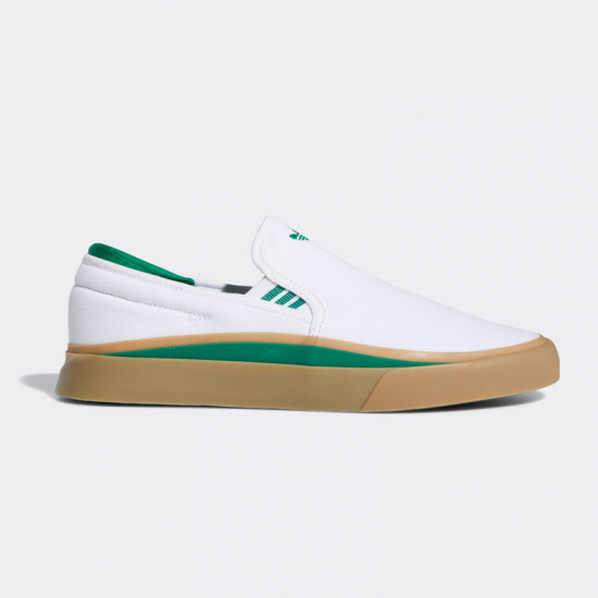 Adidas Sabalo Slip - White/Green/Gum