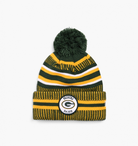 New Era Green Bay Packers Sport Knit Hat