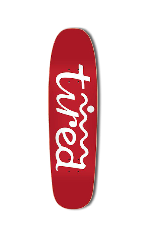 Tired Skateboards  Logo Two on Chuck 