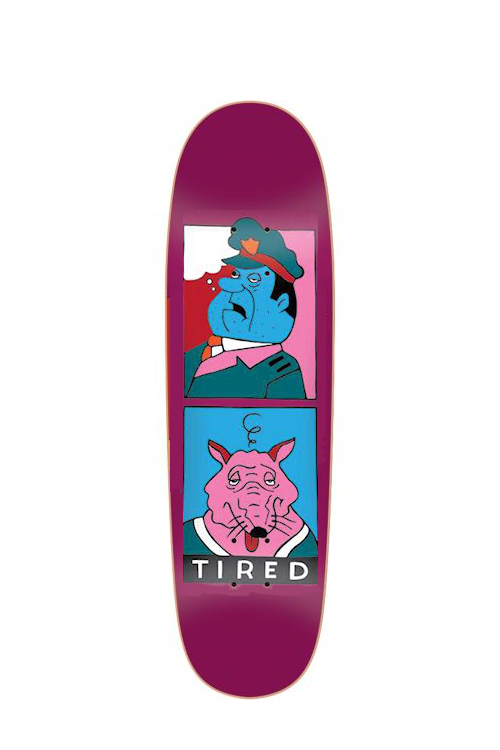Tired Skateboards  Cop And Rat on Donny 