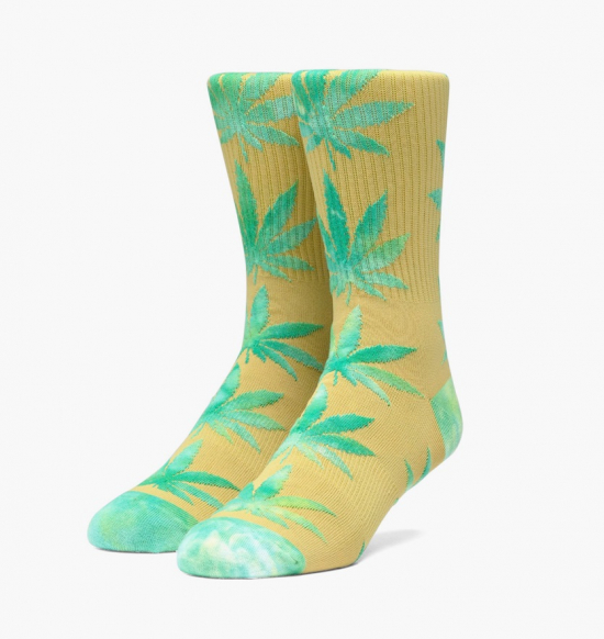 HUF Plantlife Tiedye Leaves Sock