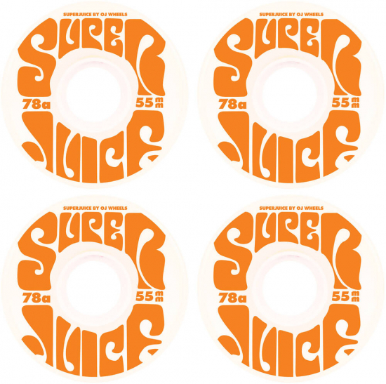 Oj Wheels OJ's Super Juice 78A Skateboard hjul 4-Pack