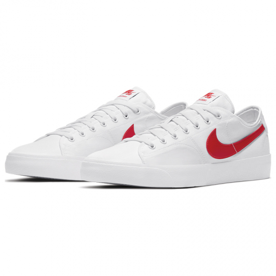 Nike BLZR Court - White/White/Black/University Red