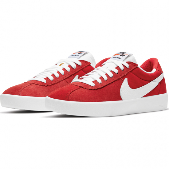 Nike Bruin React - University Red/White-Univeristy Red