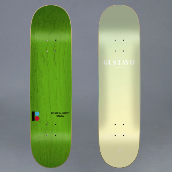 Plan B  Faded Gustavo 7.75 Skateboard Deck