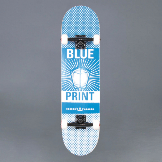 Blueprint  Pachinko Blue/White 8.0" Komplett Skateboard